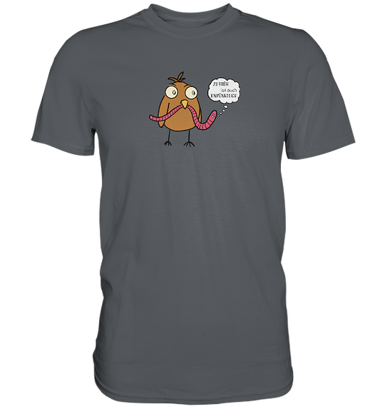 DER FRÜHE VOGEL - Herren Premium T-Shirt